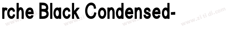 rche Black Condensed字体转换